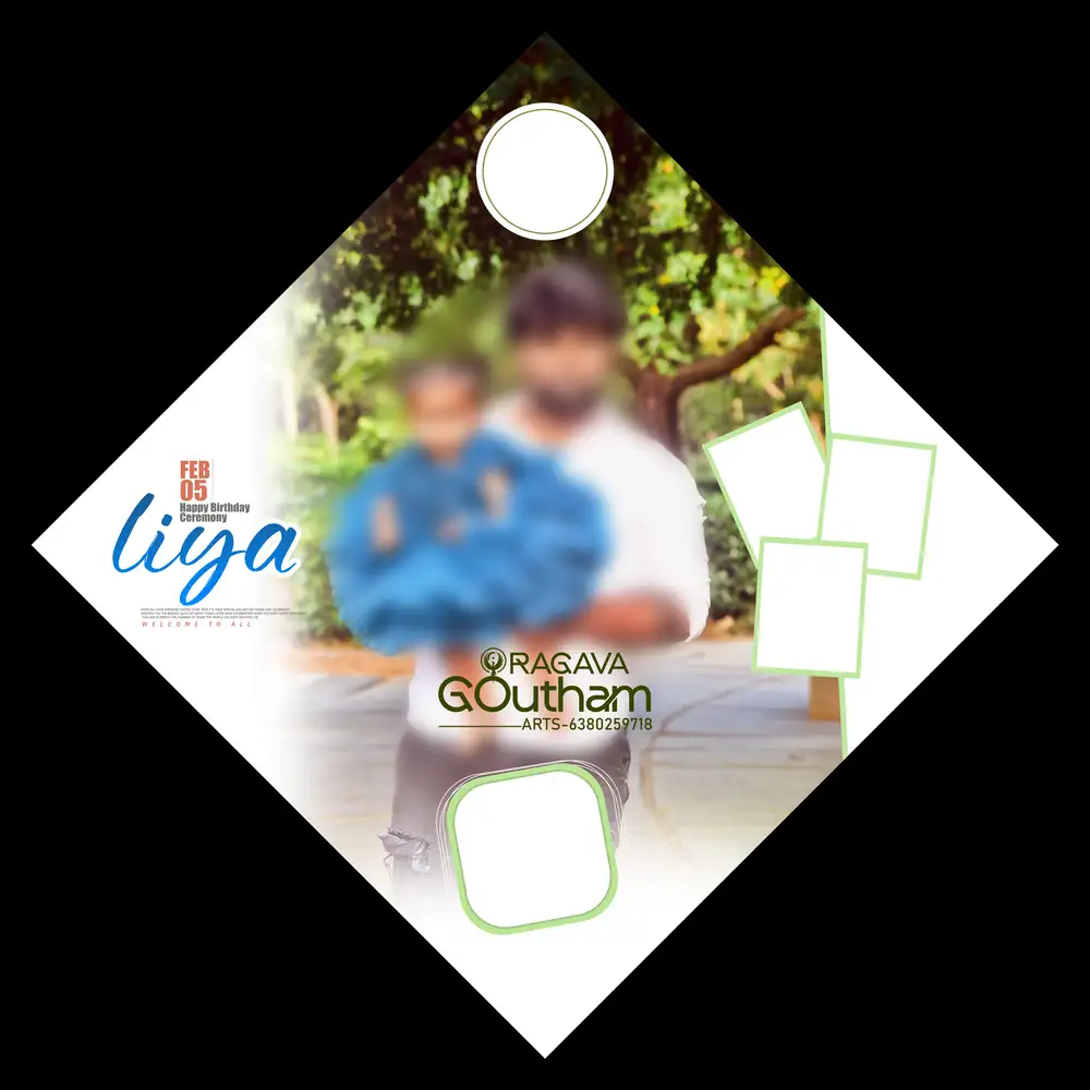 Classic Outdoor Nature Frame Birthday Design