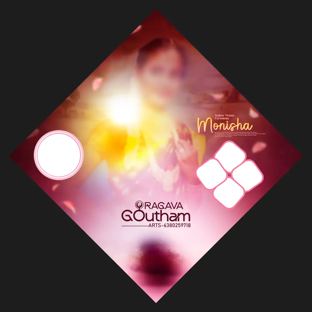 Midnight Pink Neon Glow Manjal Neerattu Vizha Banner