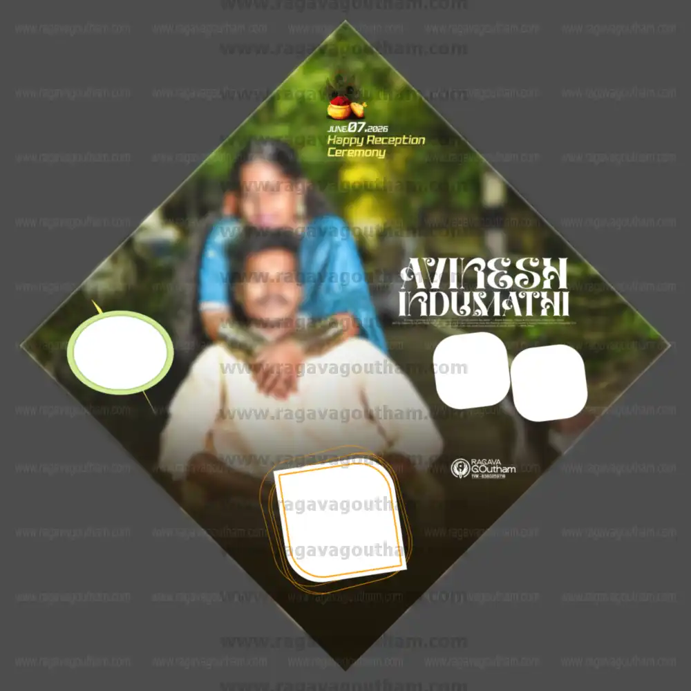 Dark Abstract Studio Portrait Wedding Flex PSD Template
