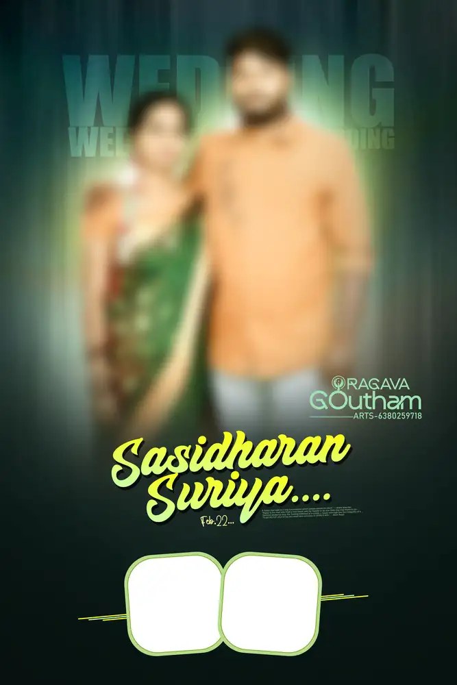 Elegant Emerald Green Couple Anniversary Frame Design