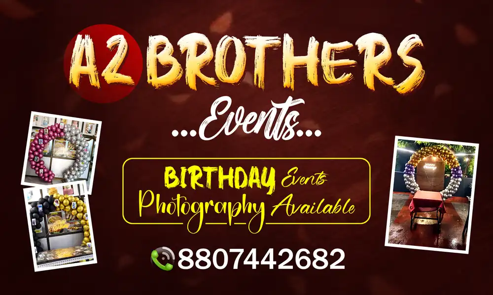 Event Management & Birthday Photography Services Flex Banner